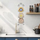 Wall Plate Holder Rack-sturdy Metal Plate Hanger For Wall3-tier Vertical Wall   