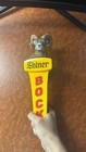 Shiner Bock Ram s Head Figural Yellow Beer Tap Handle Man Cave