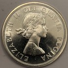          1964 Canada Silver Dollar     Unciruclated Bu Proof-like      Exact Coin