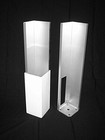 Homestead Fence Co Vinyl Fence Concrete wood Post Mount Tower Mounting Kit