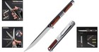 Durable Tanto Blade Pocket Knife With Liner Lock - Perfect For Camping   Hiking
