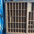Wood Printers Drawer Letterpress Type Set Case Shadow Box 32 1 4  X 16 3 4 