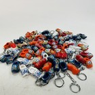 Mix Lot Of 70 - Holland Wooden Single Shoe Traditional   Souvenir Key Chain 4cm