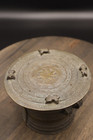 Antique Bronze Burmese Rain  frog  Drum 1