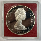 1978 Cayman Islands Six Queens  50 Proof Silver Scarce Date