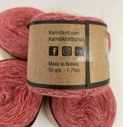 Alpaca Wool Skein 100  Baby Alpaca Yarn Lot- 5  Sport Weight  Melange Rose 2675