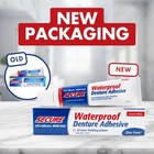 Secure Waterproof Denture Adhesive - Zinc Free - Extra Strong Hold For Upper 