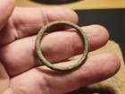 Celtic Rare Large Type Bronze Ring Money  A Must See Description  Ld18s