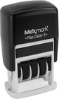 Self-inking Rubber Date Office Stamp With Received Phrase Blue Ink   Date Red In