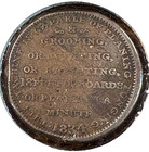 1834 Woodworth s Patent Planing Machine Hard Times Token Original Xf Ht-157 Chrc