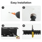 Garage Wall Mount Tool Storage Rack Screwdriver Organizer Hanging Holder Shelf