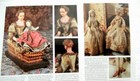 Antique German   Dutch Wax Doll House Dolls -  7p History Article   Pics