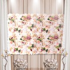 Artificial Flower Wall Silk Rose Backdrop Floral Panel 24 x16  For Wedding Decor