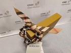 New Us Stock   Ship Burberry Kids Vintage Check Cotton Scrunchie Os 4 5  Br1