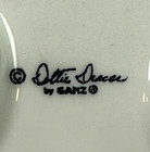 Dottie Dracos By Ganz Colorful Ceramic Dog Figurine     Handpainted Folk Art