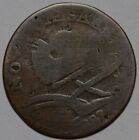 1787 New Jersey Copper  Camel Head  Maris 56-n  Struck Over 1787 Ct Miller 14-h