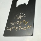 Scotty Cameron I d Card Sized Bottle Opener Lasered Stainless Steel Coated 