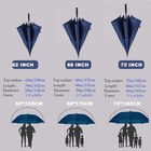 Baraida Golf Umbrella Large 62 Inch  Extra Large Oversize Double Canopy