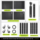 Steel Projector Meida Av Cart With Cord Management 24 -42  Adjustable Height