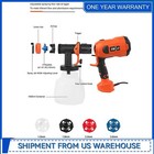 Electric Spray Gun 1200ml Airless Hvlp Paint Sprayer Handheld Diy High Pressure