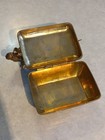 Vintage Brass Ram Trinket Box   Storage Box