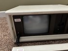 Vintage Compaq Plus Portable Computer Powers Up