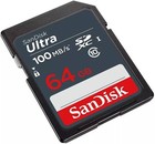 Sandisk Ultra 64gb Sdxc Class 10 Flash Sd Memory Card 100mb s Sdsdunr-064g-gn6in