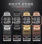 Luxury Military Men Watch Waterproof Luminous Date Chronograph Stainless Steel