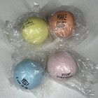 Inspirational Stress Relief Balls 4 Count For Anxiety   Mood Management Pastel