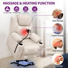 Electric Power Lift Recliner Chair Massage Sofa With Heating Storage Pockets