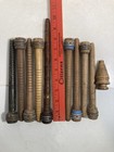 Bobbins Spools Wood Industrial Style 3 -10  Spindles Vtg Wooden Quills Lot-10 