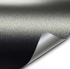 Black Matte Metallic Air-release Adhesive Vinyl Pinstripe Tape Size        X 20ft
