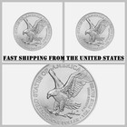 Lot Of 3- 2022 American Silver Eagle Ase 1 Ounce    999 Fine Silver Coin Type 2