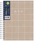 Spiral Bound Notepad - Checked Tan - 7 4  X 9 7 