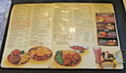 Vtg 1981 Denny s American Diner Restaurant Table Menu Foldable Laminated Insert