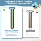 Submersible Aquarium Heater 25w 50w 75w 100w For 1-25 Gallon Fish Tank Heater   