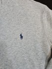 Polo Ralph Lauren Quarter Zip Pullover Sweater Size Small Gray