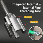 2pcs Integrated Internal   External Pipe Threading-tool pvc Pipe Threader Kit