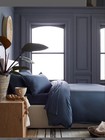 Quince Viscose From Organic Bamboo Duvet Cover Nightfall King Cal King