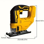 Cordless Jig Saw For Dewalt 20v Battery  Brushless Jig Saw With Led Work Light