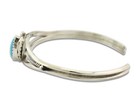 Vintage Navajo Bracelet 925 Silver Blue Turquoise Handmade
