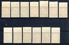 Poland Scott  n17-n29 Occupation Stamps Mnh Og W tabs Premium Set