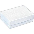 100 Cardboard And Paper Cotton Filled Jewelry Gift Boxes 3  X 2  X 1 h