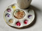 Handmade Ceramic Watercolor Palette