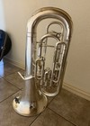 Yamaha Yep321s 4-valve Silver Plated Euphonium With Case And Mouthpiece