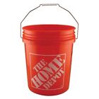 5 Gallon All Purpose Plastic Bucket Homer Pails Paint Utility Job Buckets 3 Pack