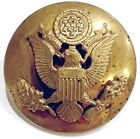 Vintage Post Wwii Brass Us Military Army Hat Pin Badge W  Eagle E Pluribus Unum