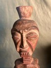 Old Vintage African Lega Tribe Tribal Art Wood Carving Statue Woman Nude Africa