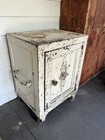 Victorian Cast Iron Floor Safe Beautiful  Very Old Very Heavy With Key