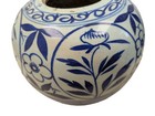 19th Century Antique Chinese Blue And White Floral Ginger Jar